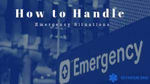 Emergency situations and how to deal with them