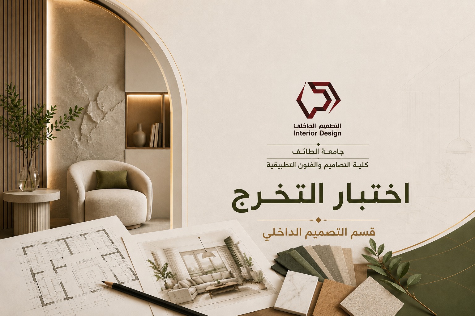 اختبار التخرج لبرنامج التصميم الداخلي